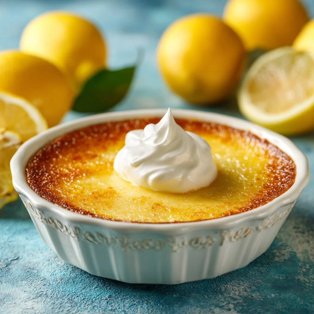 Delicious 4-Ingredient Lemon Cream Cheese Dump Cake, a quick and easy dessert