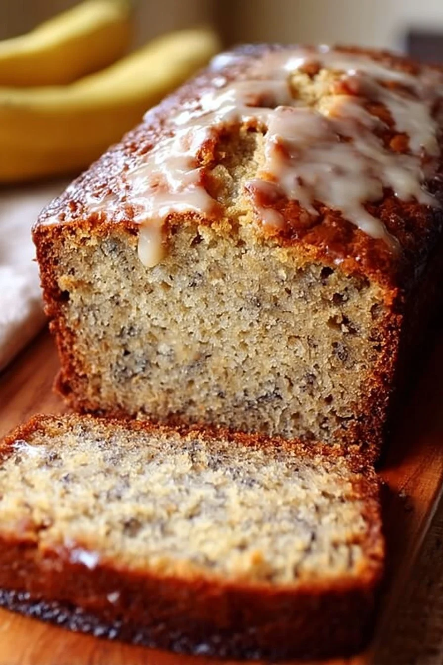 Paula Deen's famous banana bread fresh out of the oven