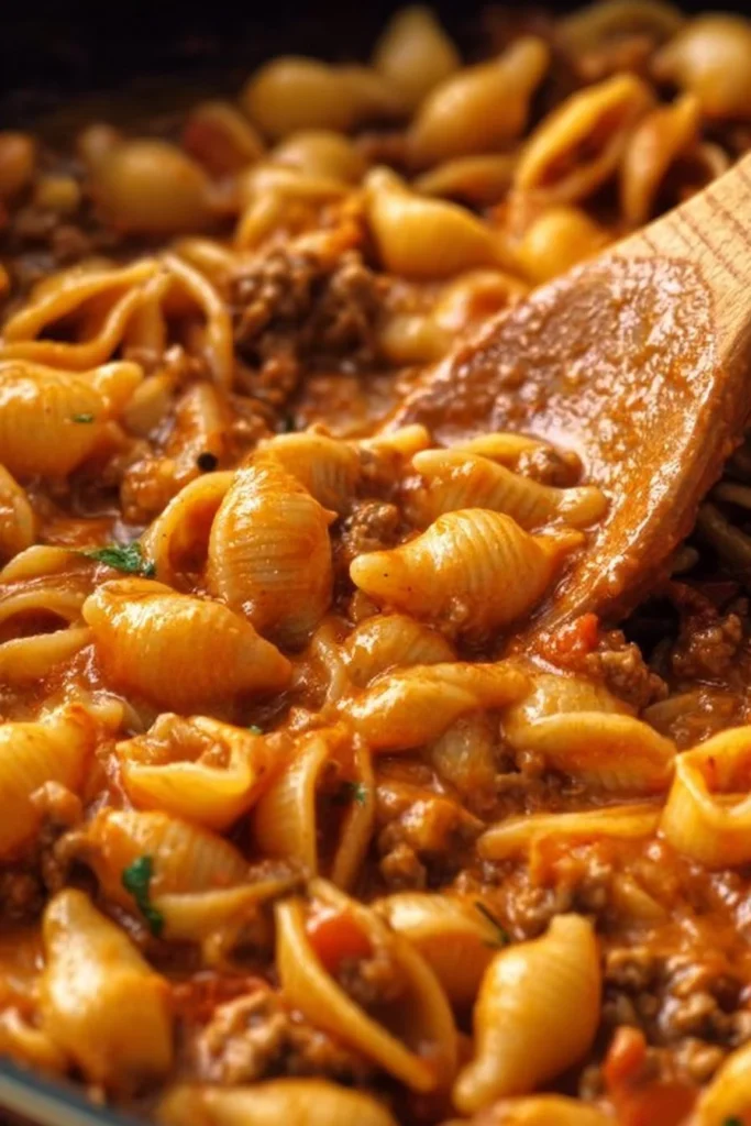 Delicious Taco Pasta served in a bowl with fresh toppings