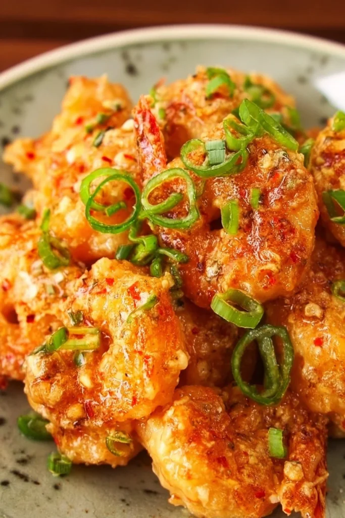 Crispy Bang Bang Shrimp served with a spicy, creamy sauce