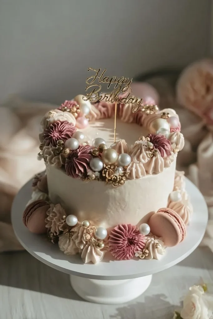 Elegant and unique birthday cakes for women, perfect for celebrations in 2025.