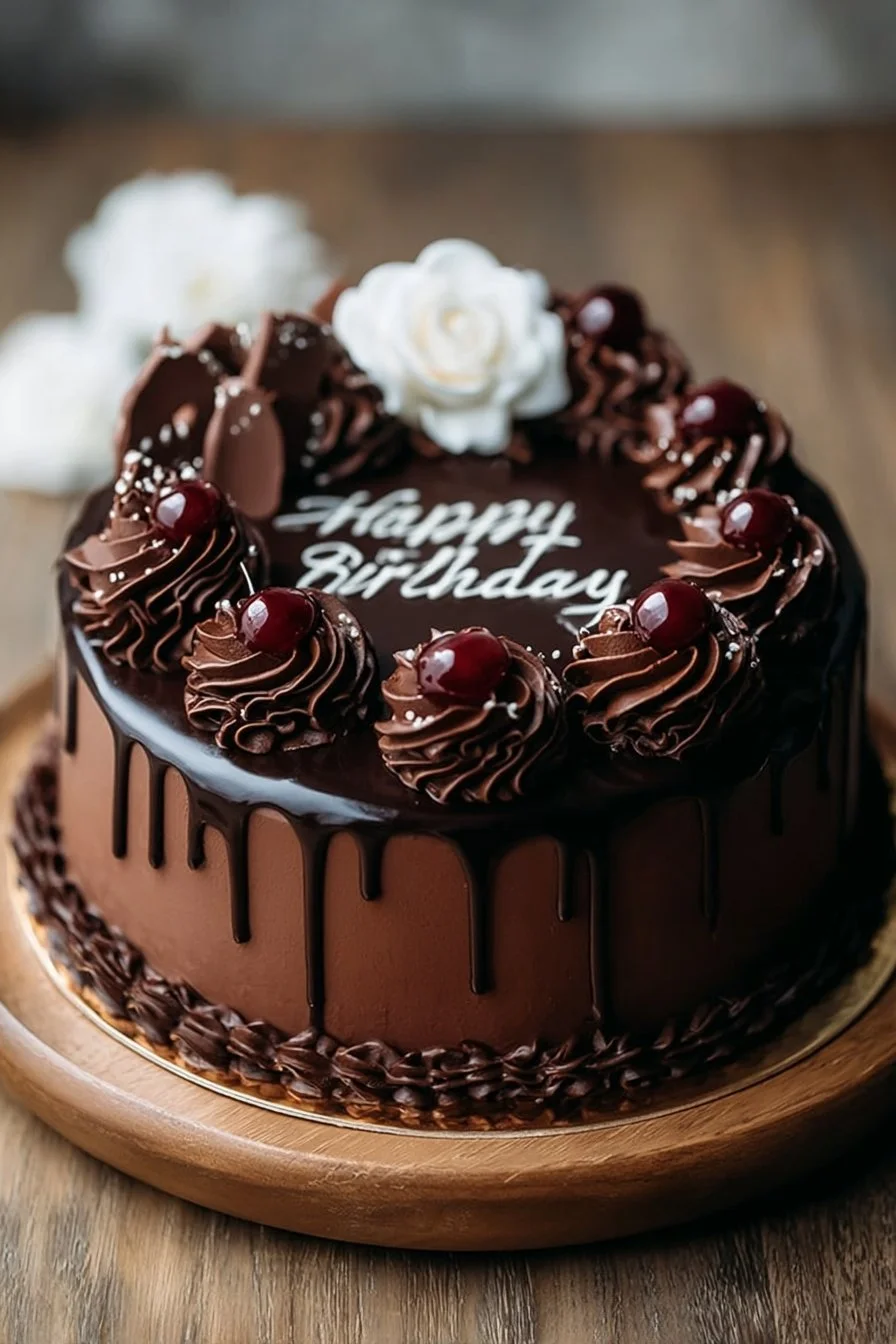 Creative birthday cake decorating ideas for chocolate cakes at home in 2025