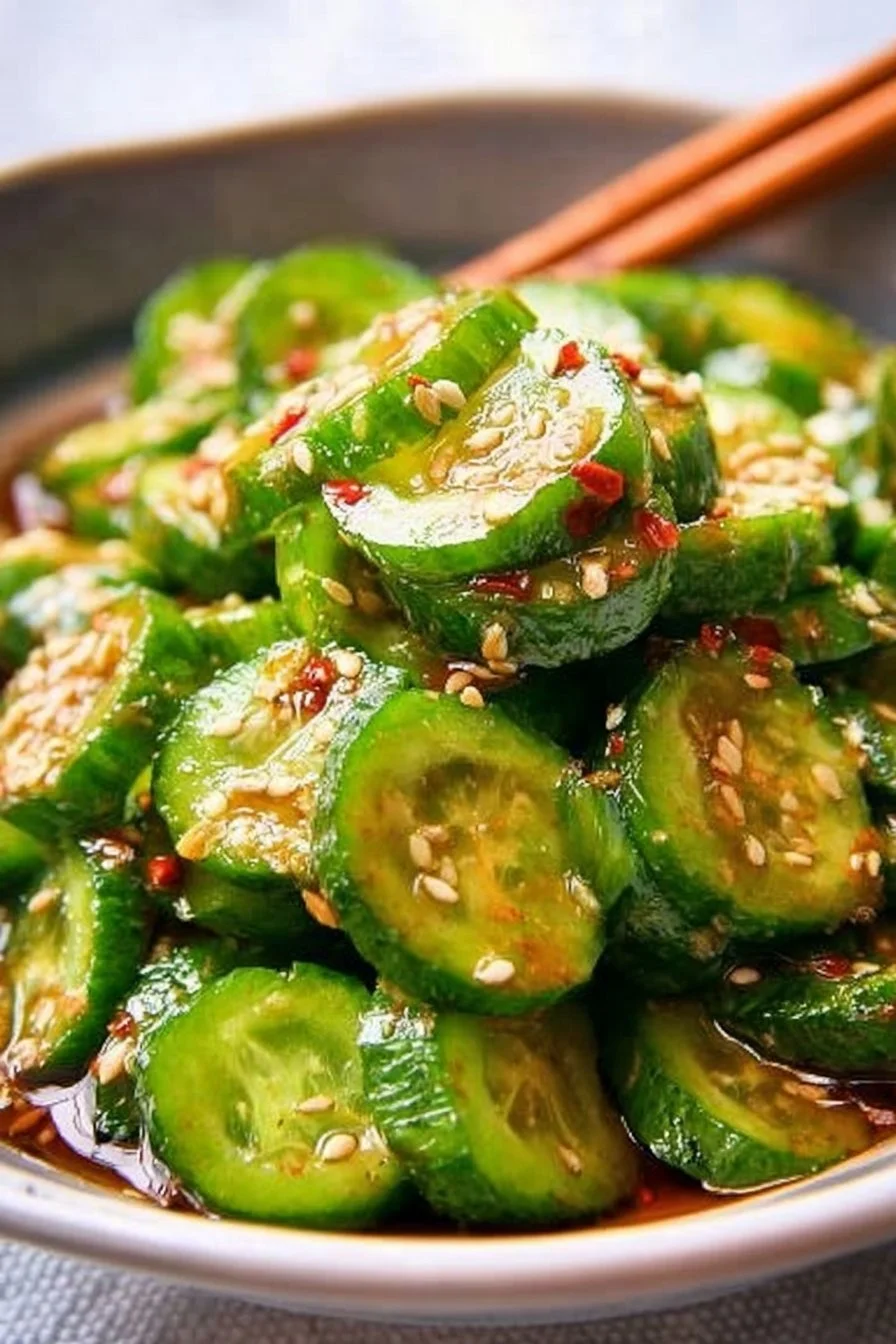 Easy Korean Cucumber Salad