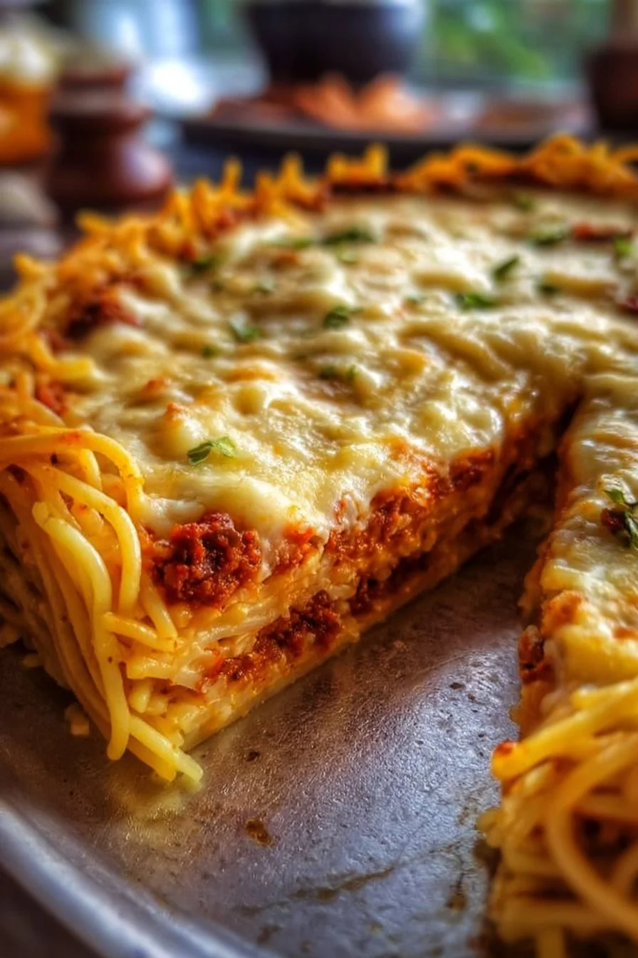 Easy spaghetti pie recipe for a delicious family dinner
