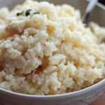 Delicious bowl of 5 Ingredient Souper Rice ready to serve