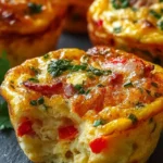 A batch of Keto Egg Muffins ready to serve, perfect for a low-carb diet.