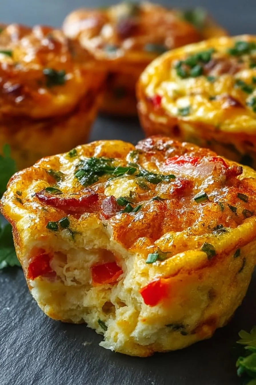 A batch of Keto Egg Muffins ready to serve, perfect for a low-carb diet.