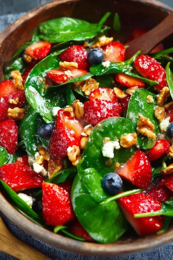 A colorful selection of fresh salads with vegetables and dressing for healthy eating.