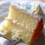 Delicious homemade Costco vanilla cake copycat recipe