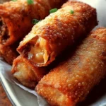 Crispy Southern egg rolls filled with savory ingredients, perfect for appetizers.