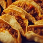 Delicious Puffy Tacos served with fresh toppings and vibrant ingredients.