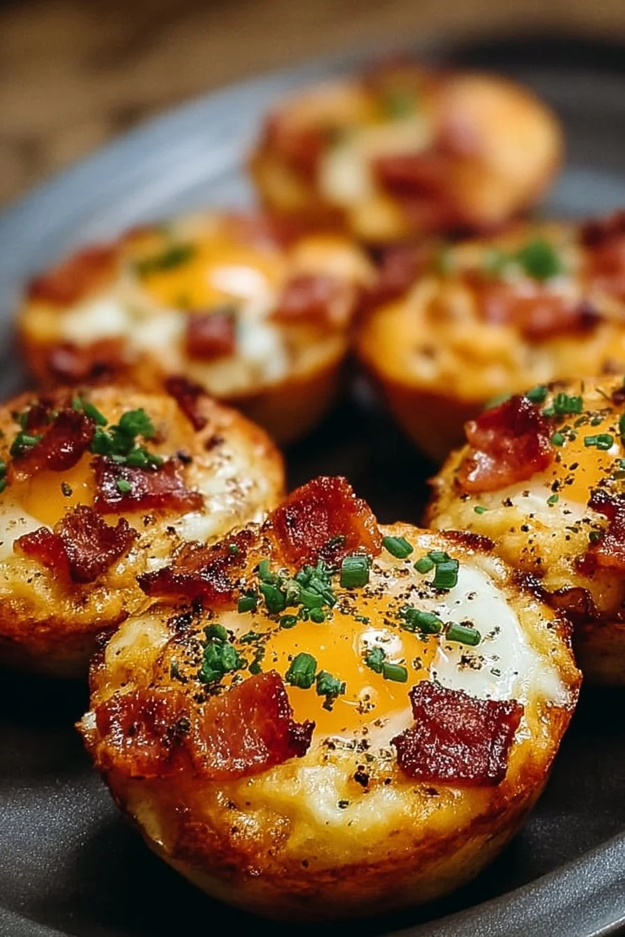 Delicious Keto Bacon Egg Muffins perfect for a low-carb breakfast