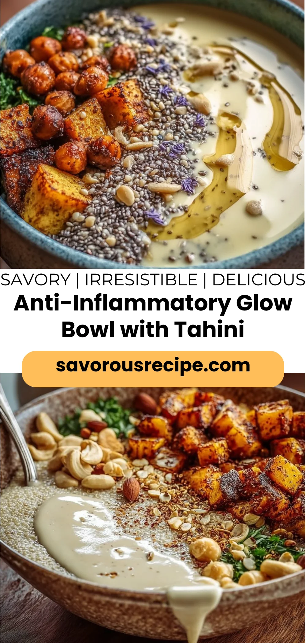 Anti-Inflammatory Glow Bowl with Tahini