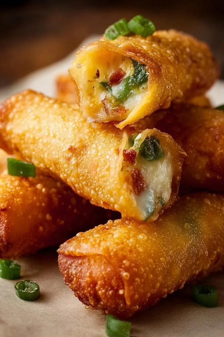 Mini Jalapeño Popper Egg Rolls