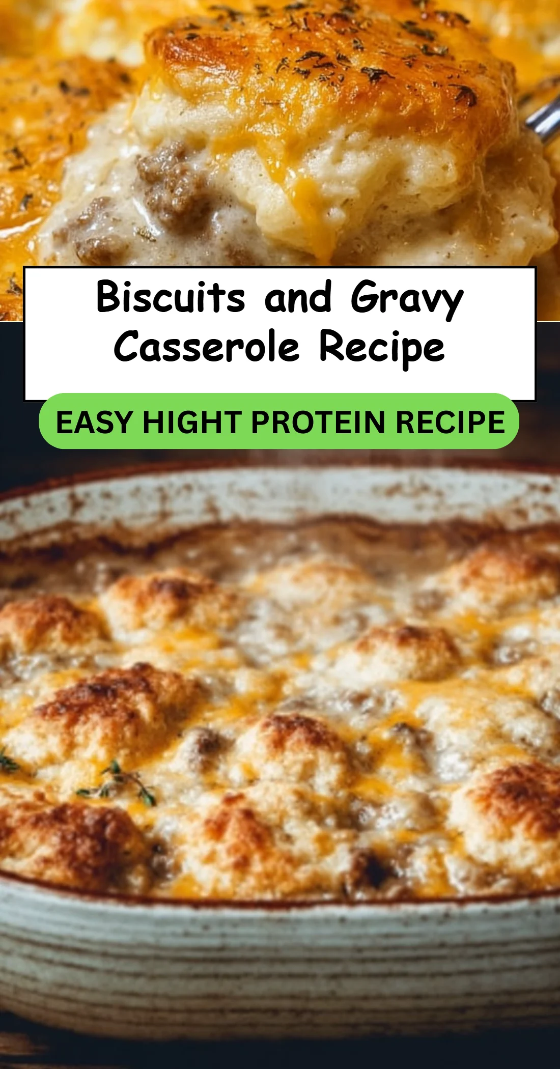 Biscuits and Gravy Casserole Recipe