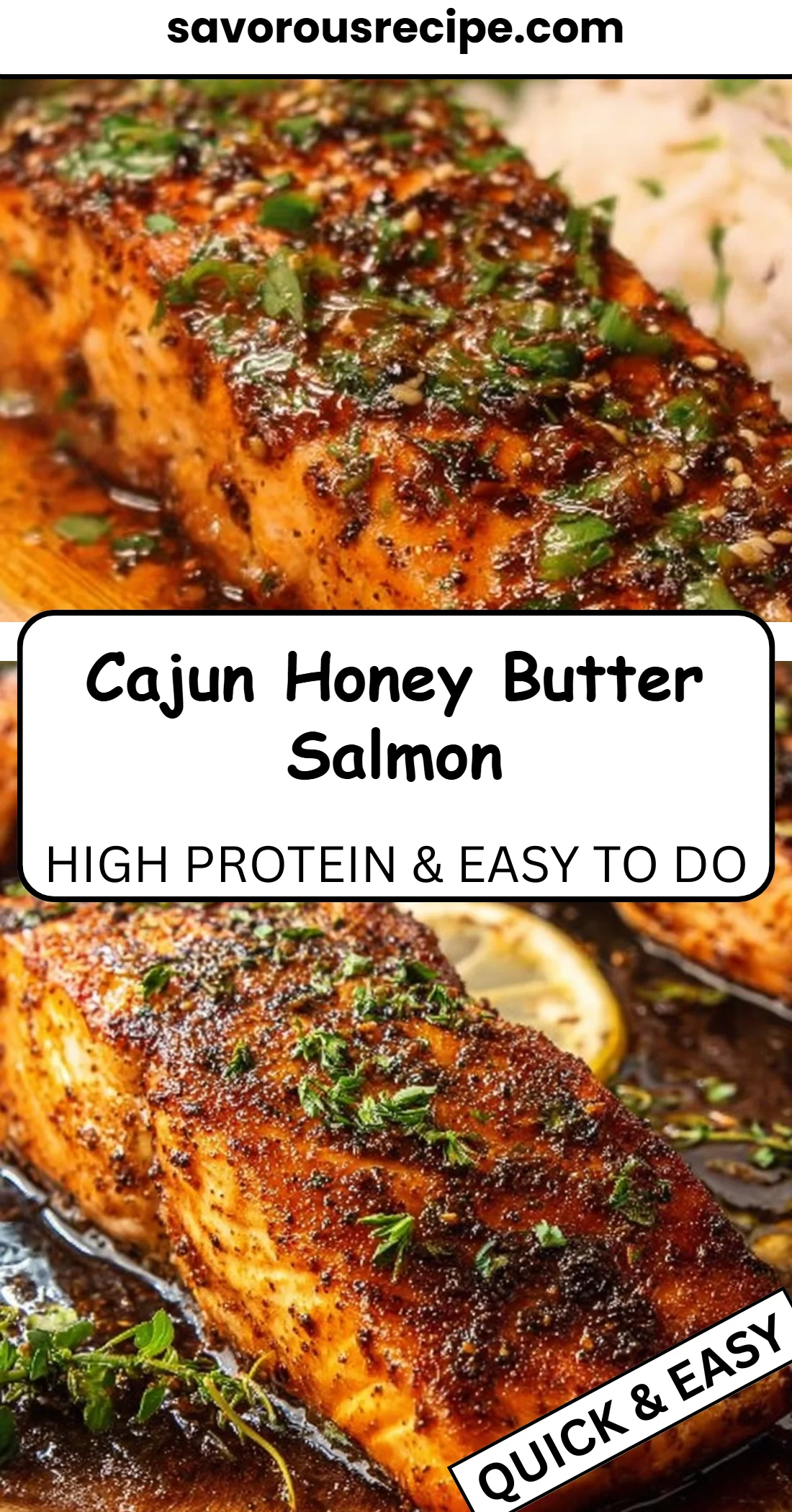 Cajun Honey Butter Salmon