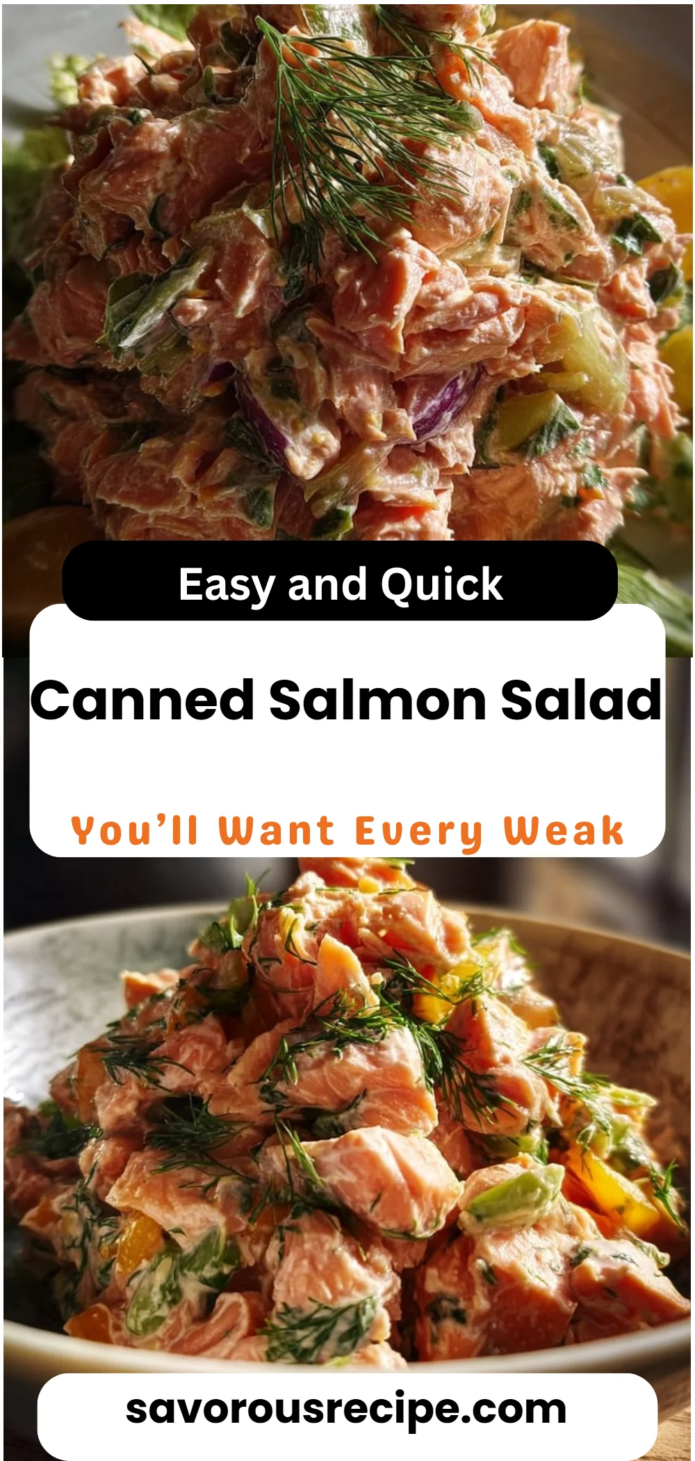 Canned Salmon Salad