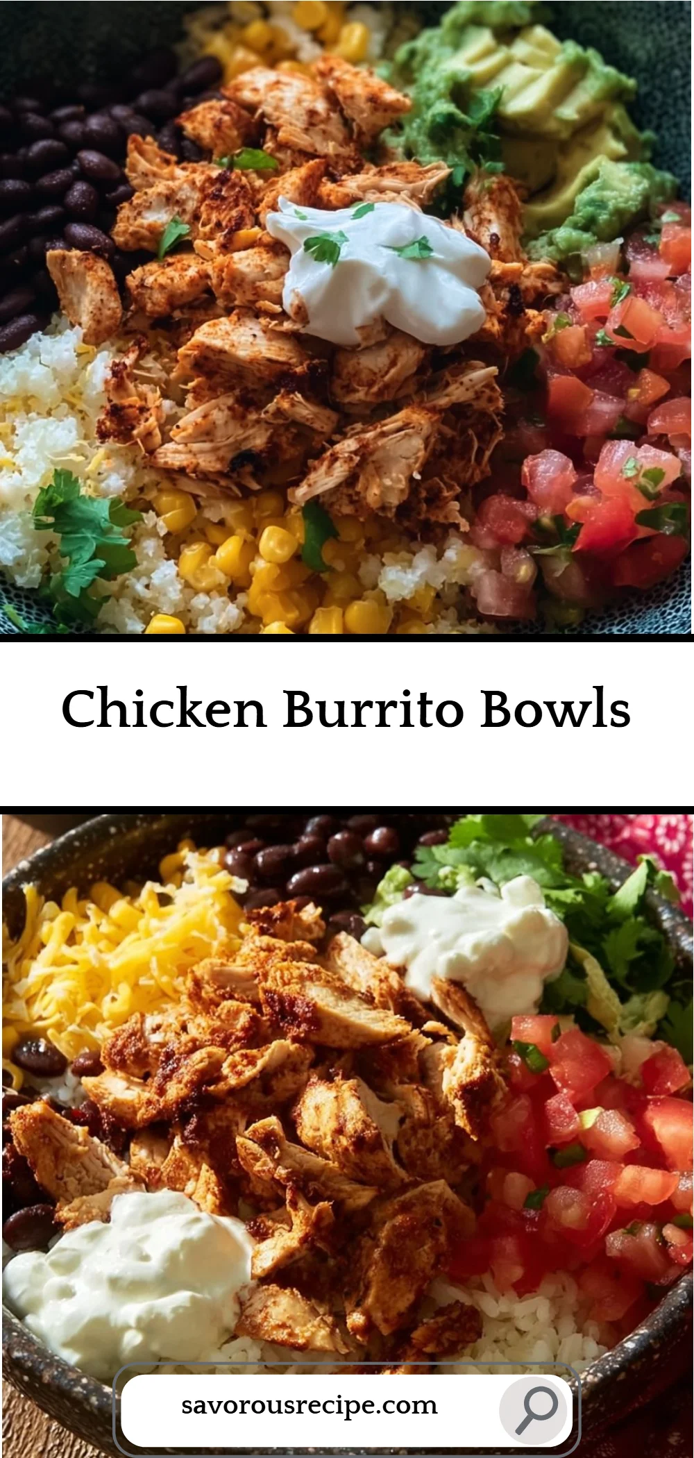 Chicken Burrito Bowls