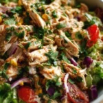 Delicious Chipotle Lime Chicken Salad with vibrant ingredients and zesty dressing