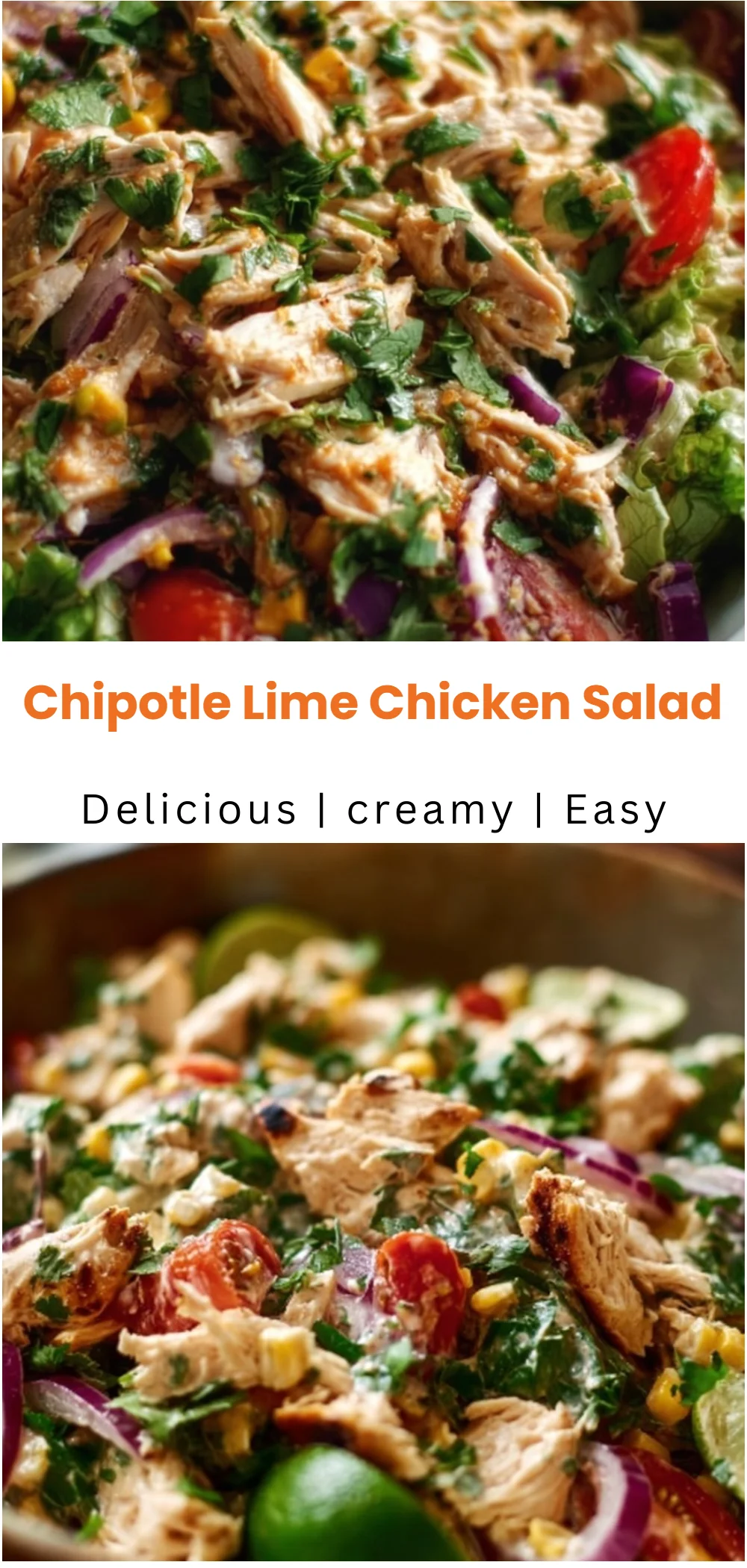Chipotle Lime Chicken Salad