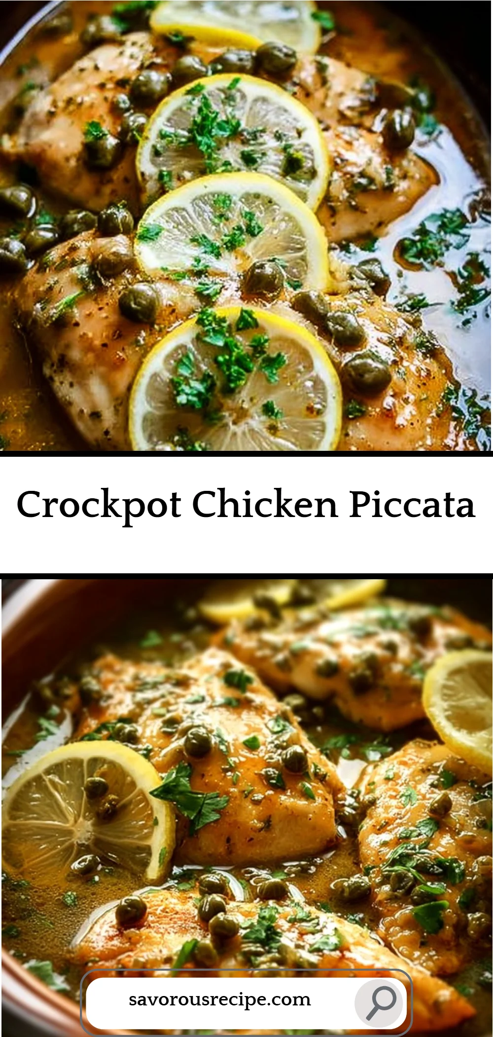 Crockpot Chicken Piccata