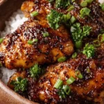Delicious Garlic Brown Sugar Chicken dish served on a plate