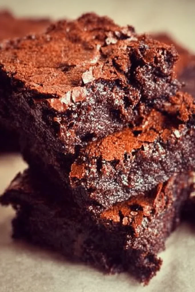 Delicious healthy brownies made with nutritious ingredients