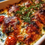 Delicious High Protein Chicken Bake for a healthy meal option