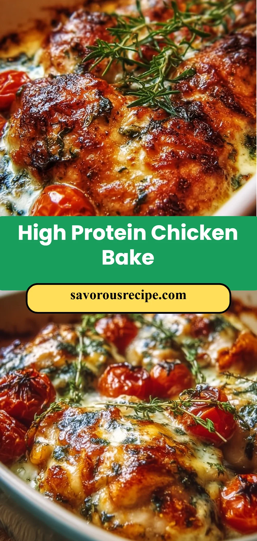 High Protein Chicken Bake