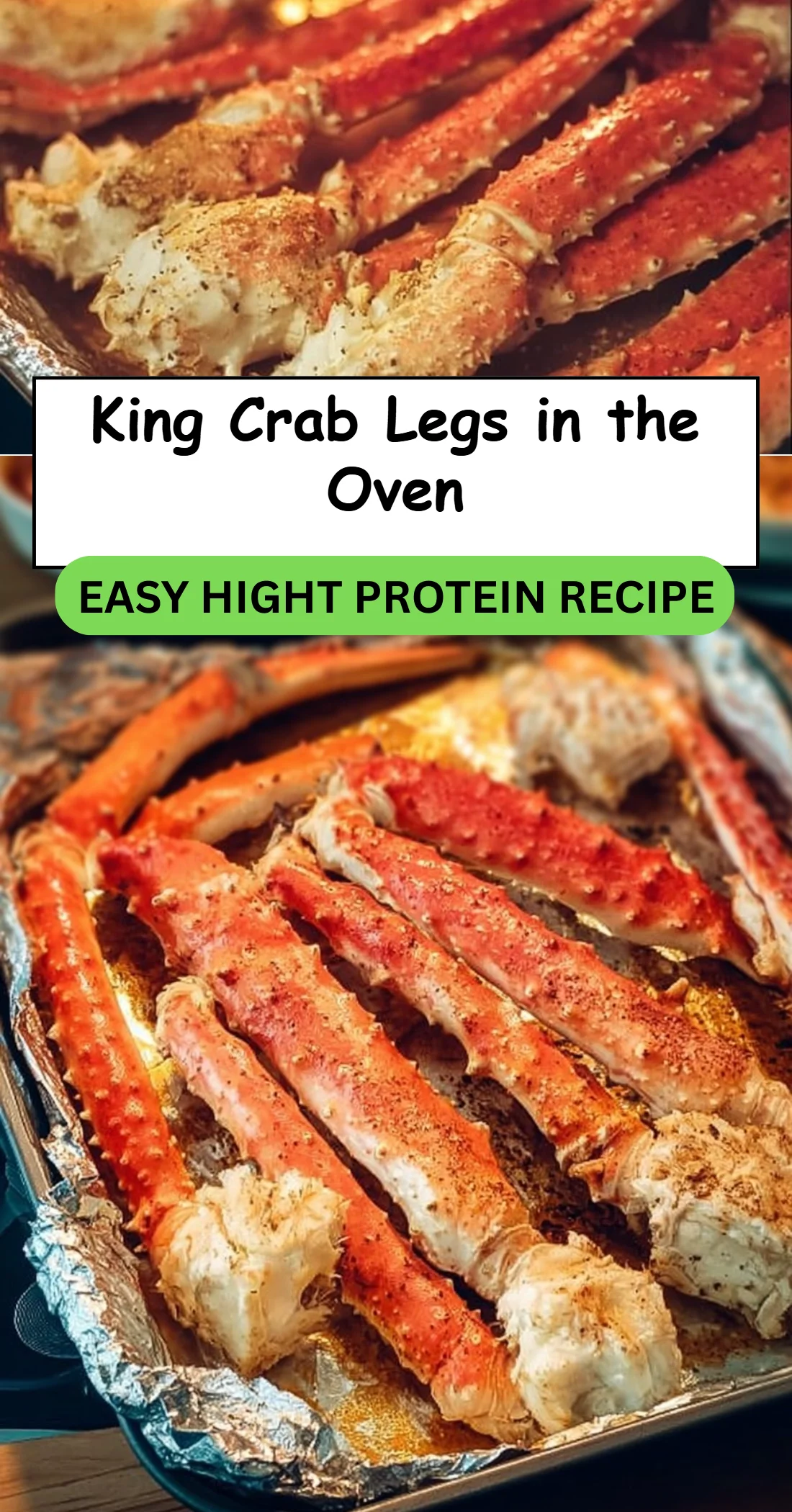 King Crab Legs in the Oven