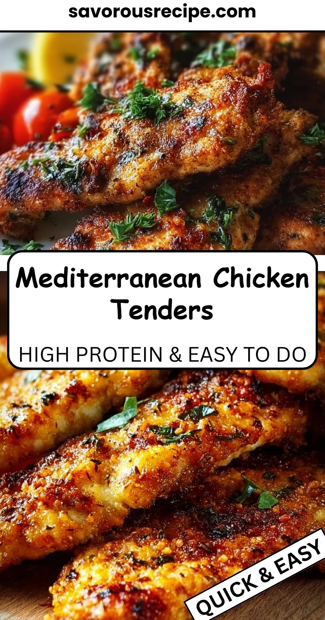 Mediterranean Chicken Tenders
