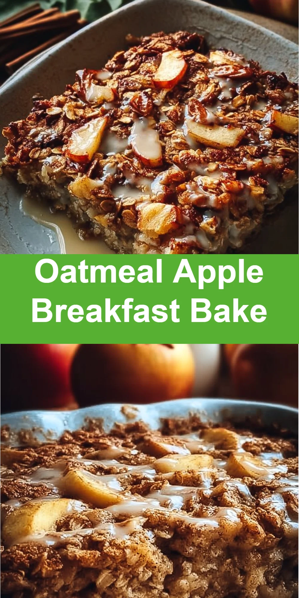 Oatmeal Apple Breakfast Bake