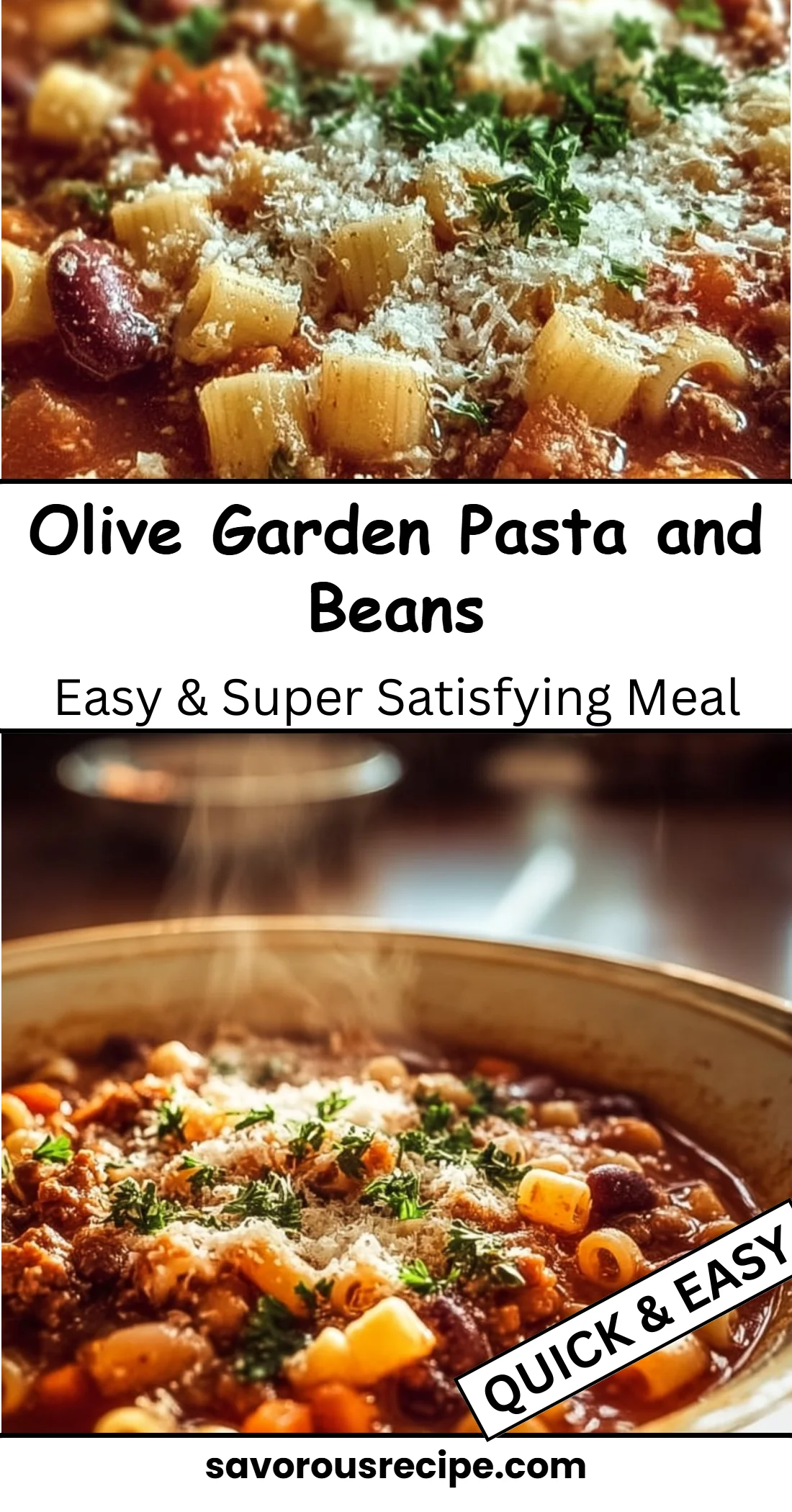 Olive Garden Pasta and Beans