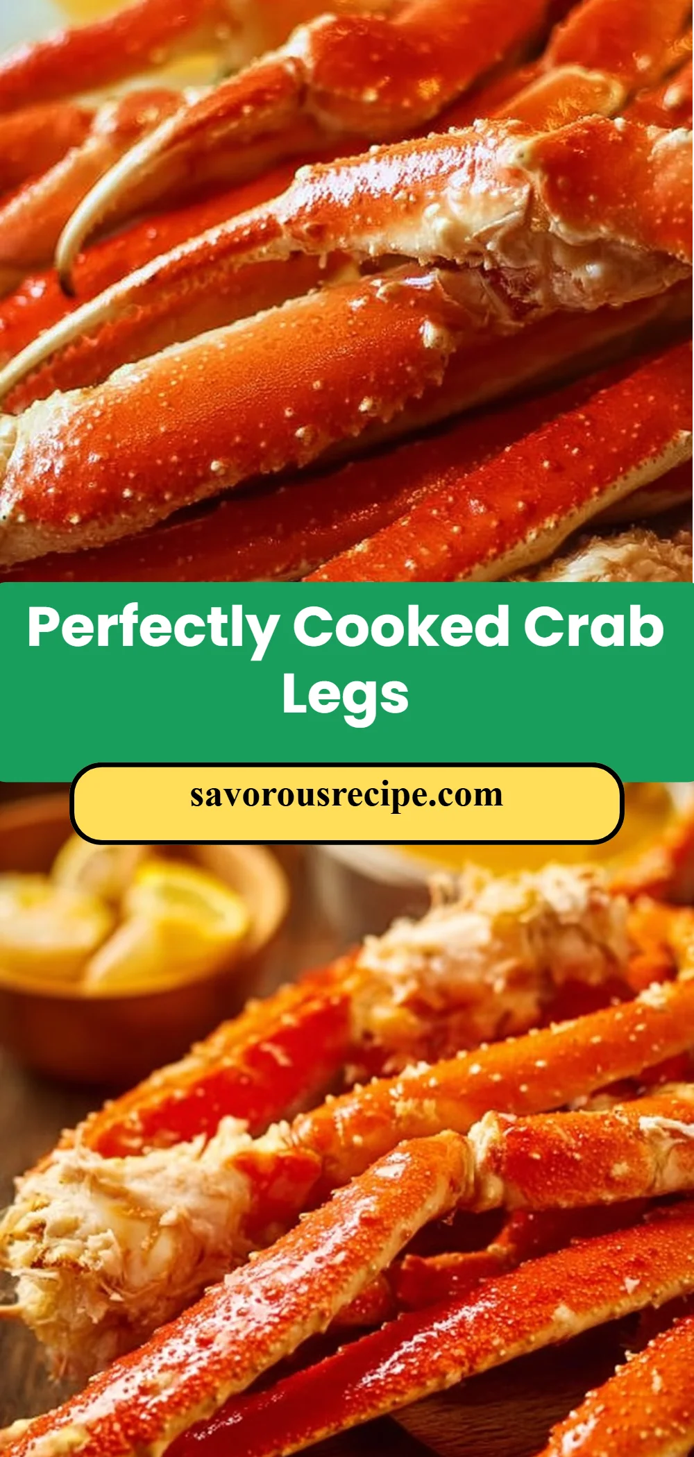 Perfectly Cooked Crab Legs