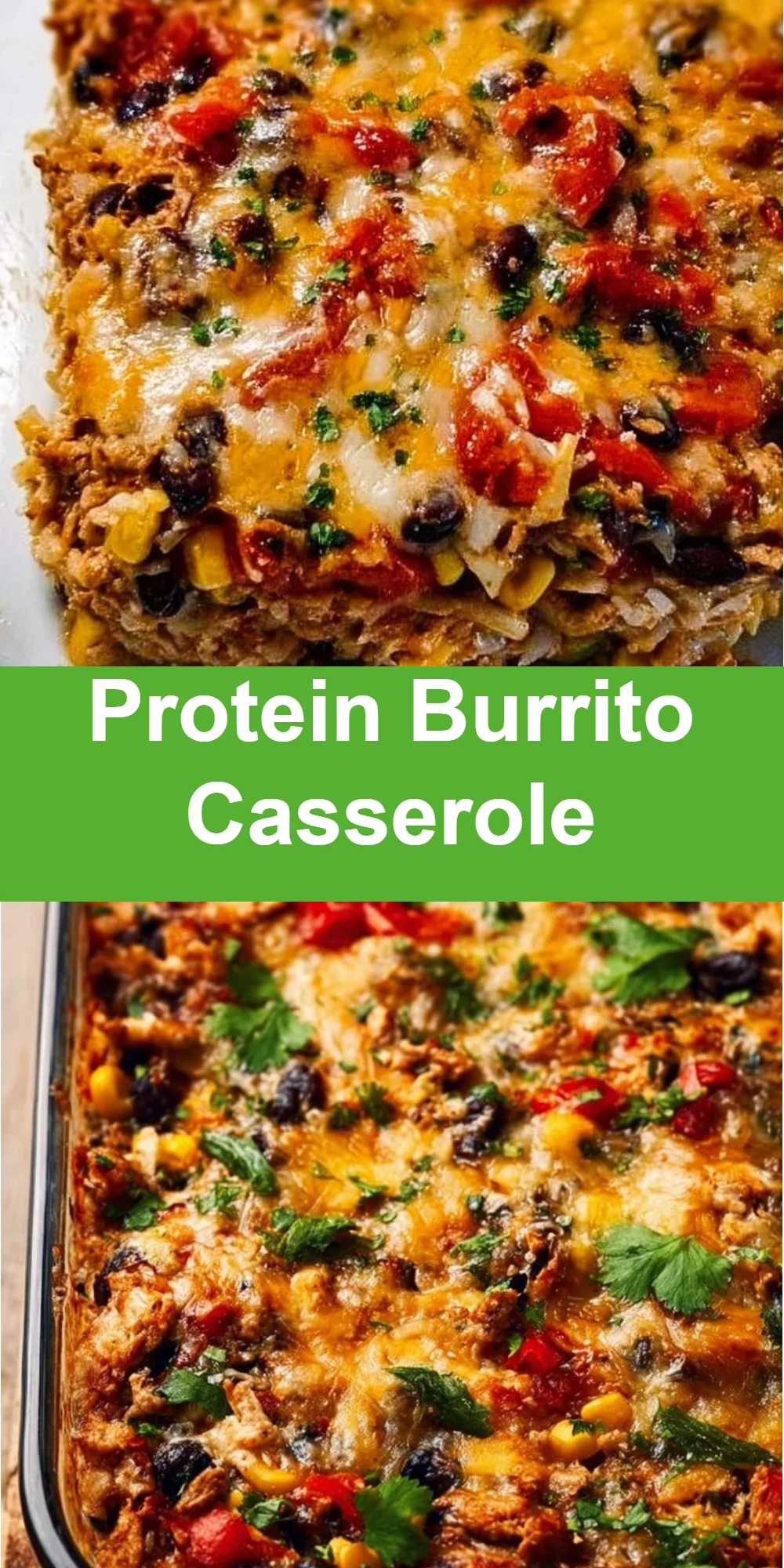 Protein Burrito Casserole
