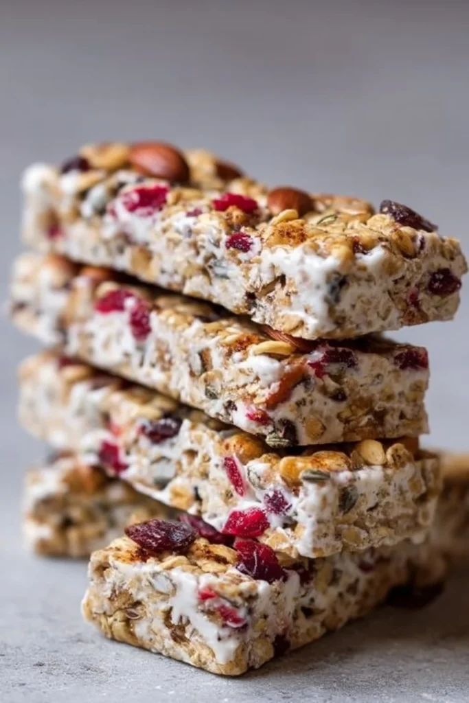 Delicious protein-packed Greek yogurt granola bars for a healthy snack