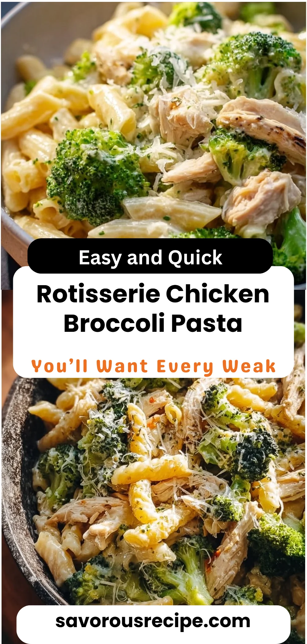 Rotisserie Chicken Broccoli Pasta