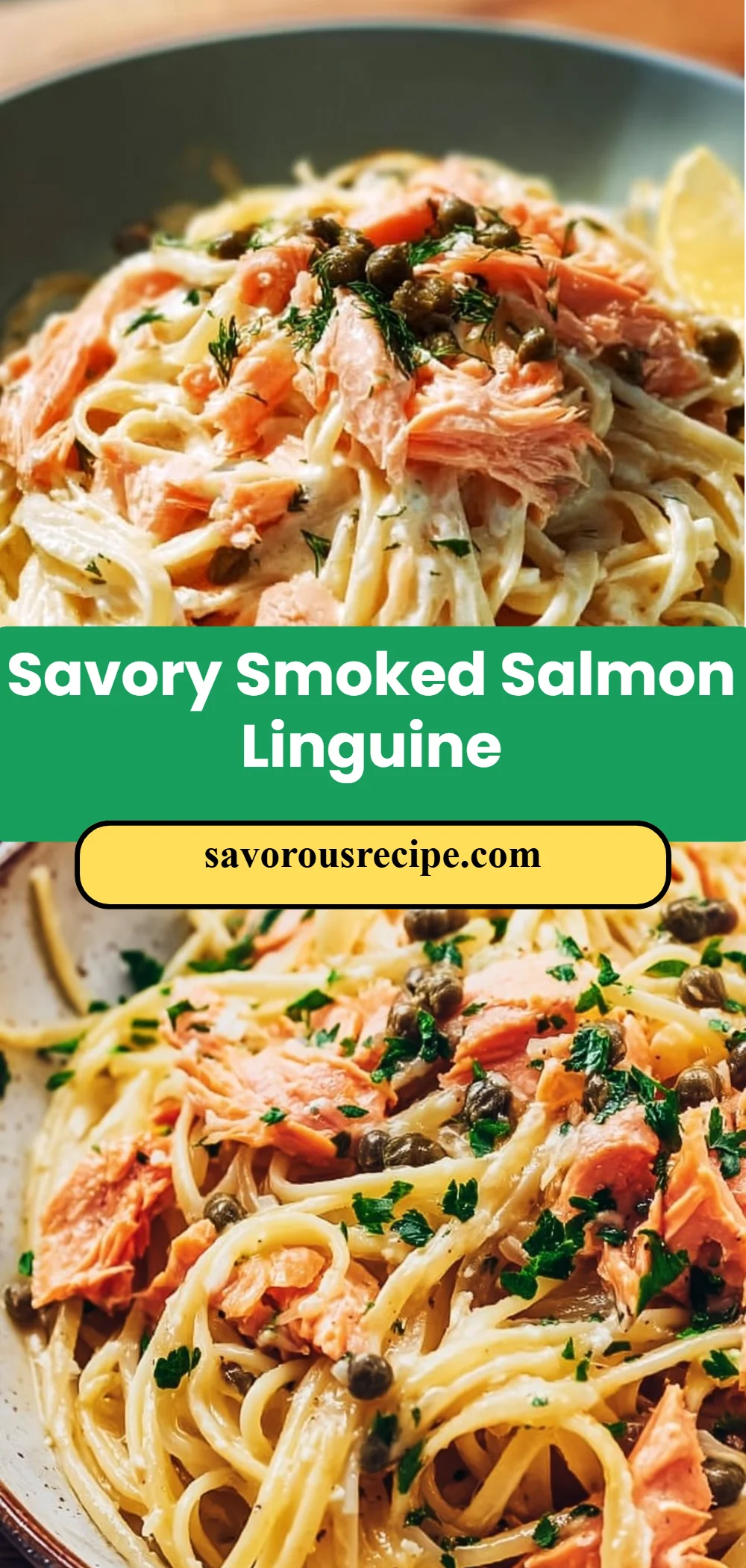 Savory Smoked Salmon Linguine