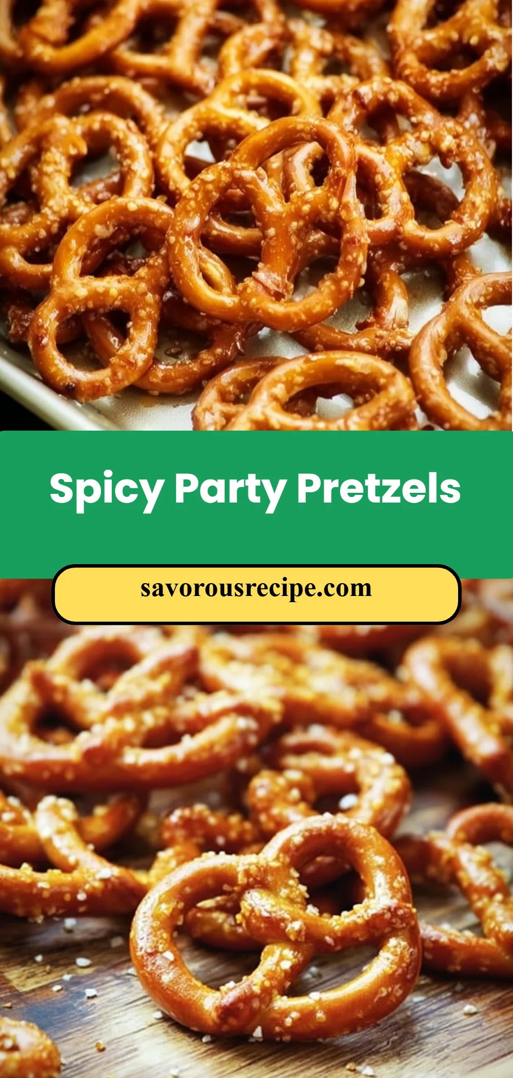 Spicy Party Pretzels