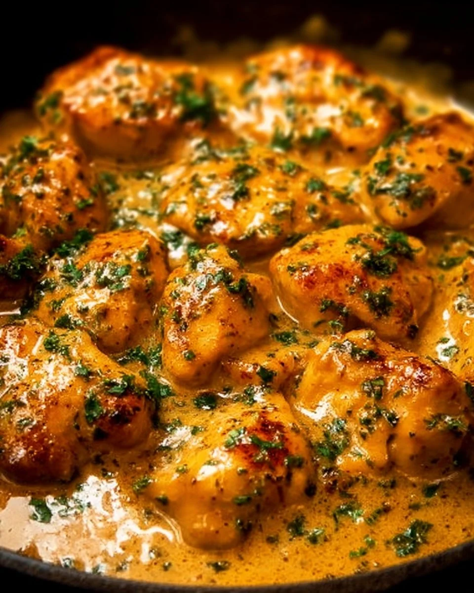 Texas Roadhouse Butter Chicken Skillet served with flavorful spices and creamy sauce