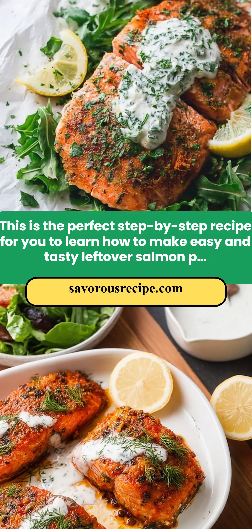 This is the perfect step-by-step recipe for you to learn how to make easy and tasty leftover salmon p…