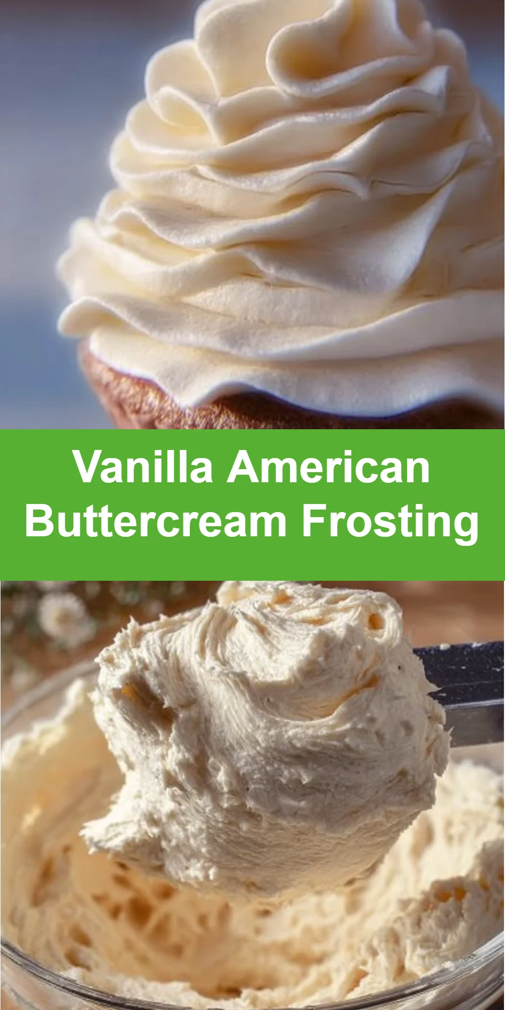 Vanilla American Buttercream Frosting