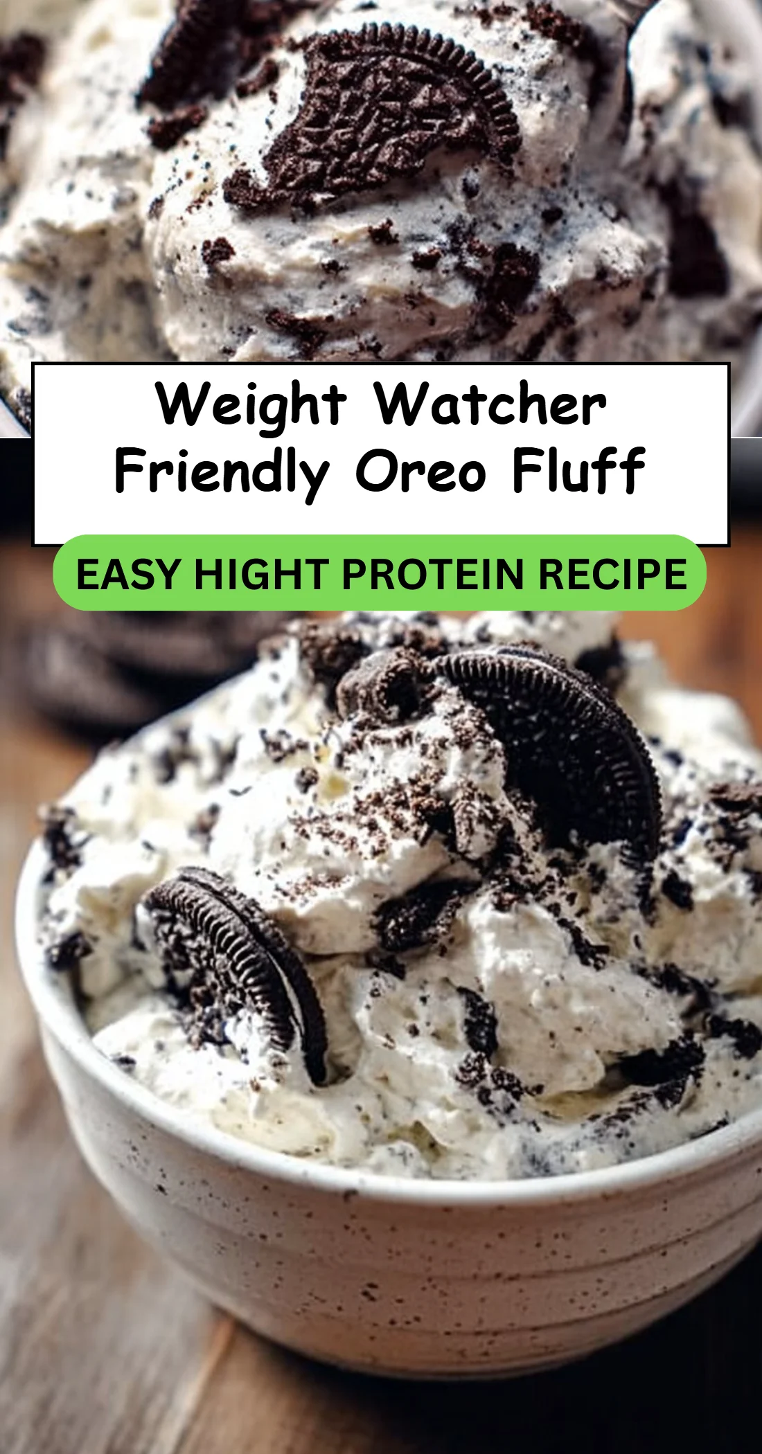 Weight Watcher Friendly Oreo Fluff