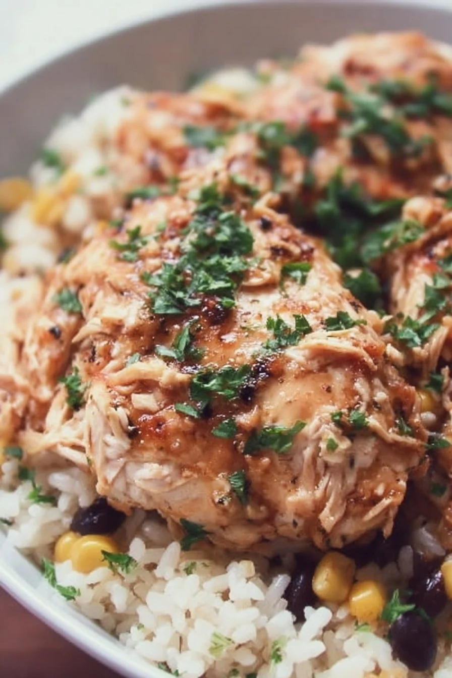 Healthy Weight Watchers Fiesta Chicken recipe with vibrant ingredients