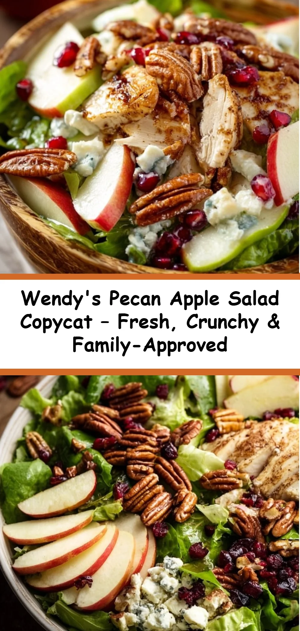 Wendy's Pecan Apple Salad Copycat – Fresh, Crunchy & Family-Approved