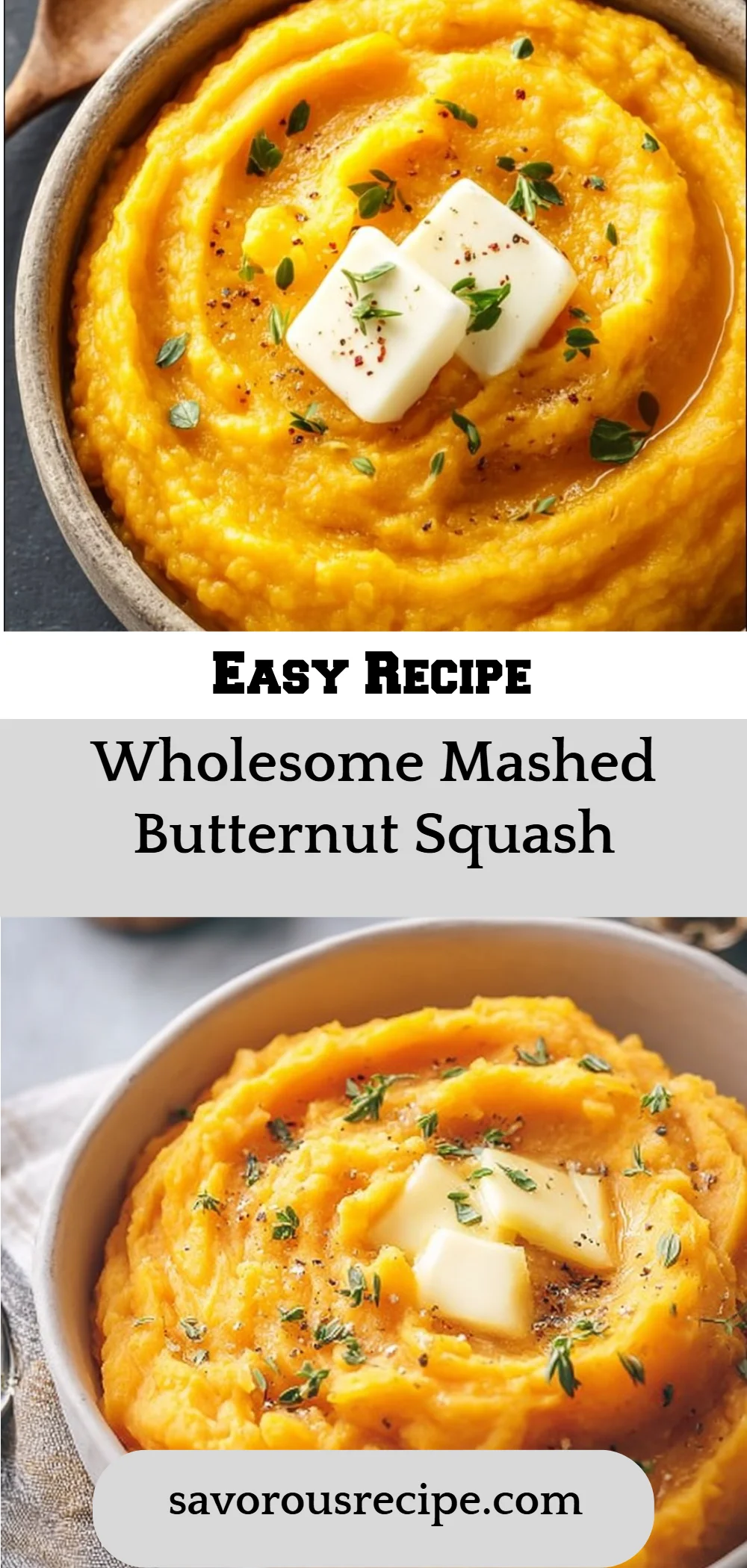 Wholesome Mashed Butternut Squash