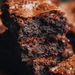 Homemade brownies from a better than box mix brownie recipe