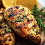Citrus Dijon grilled chicken marinated and ready for the grill