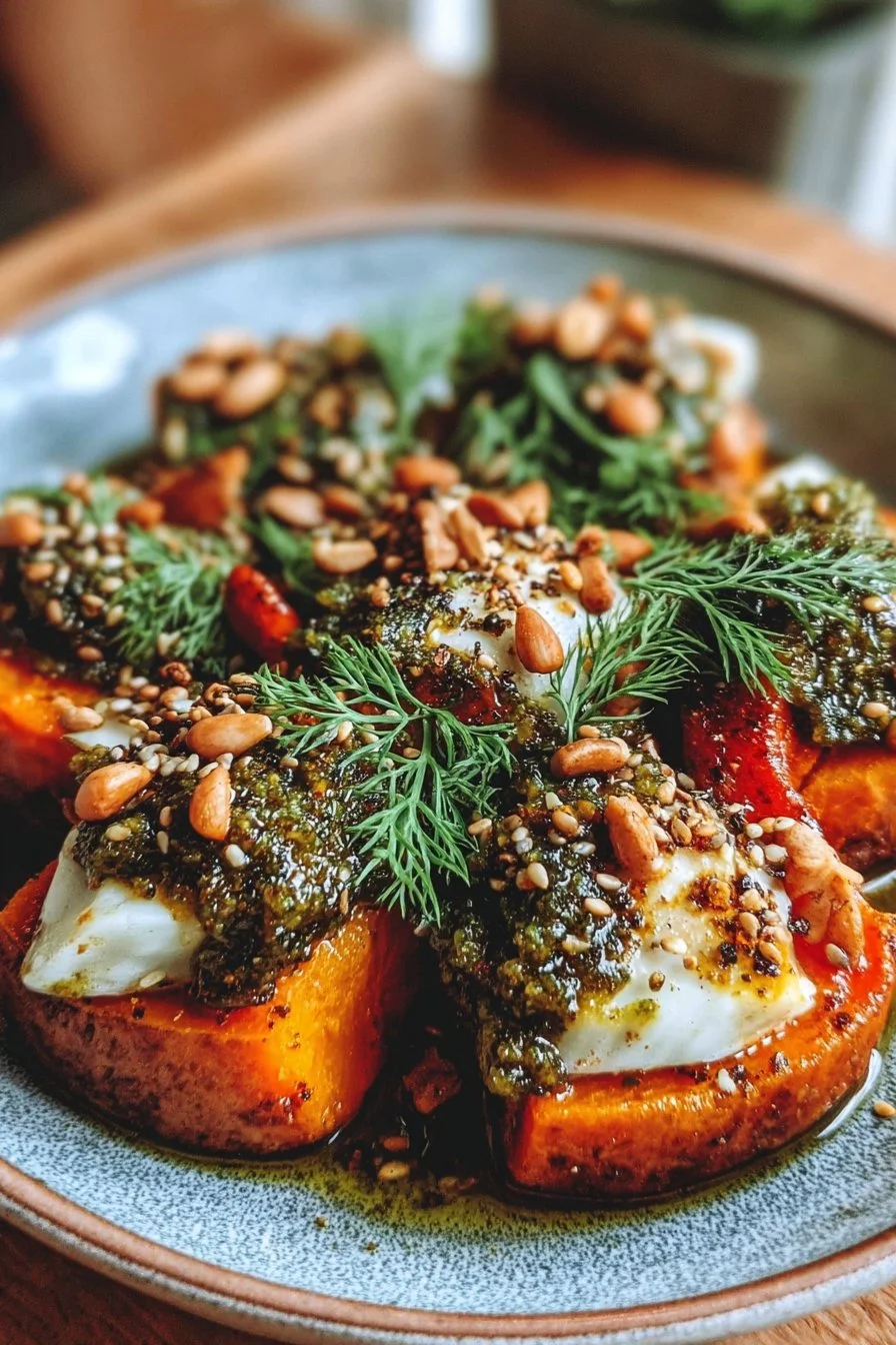 A colorful healthy dish with fresh vegetables and lean protein.