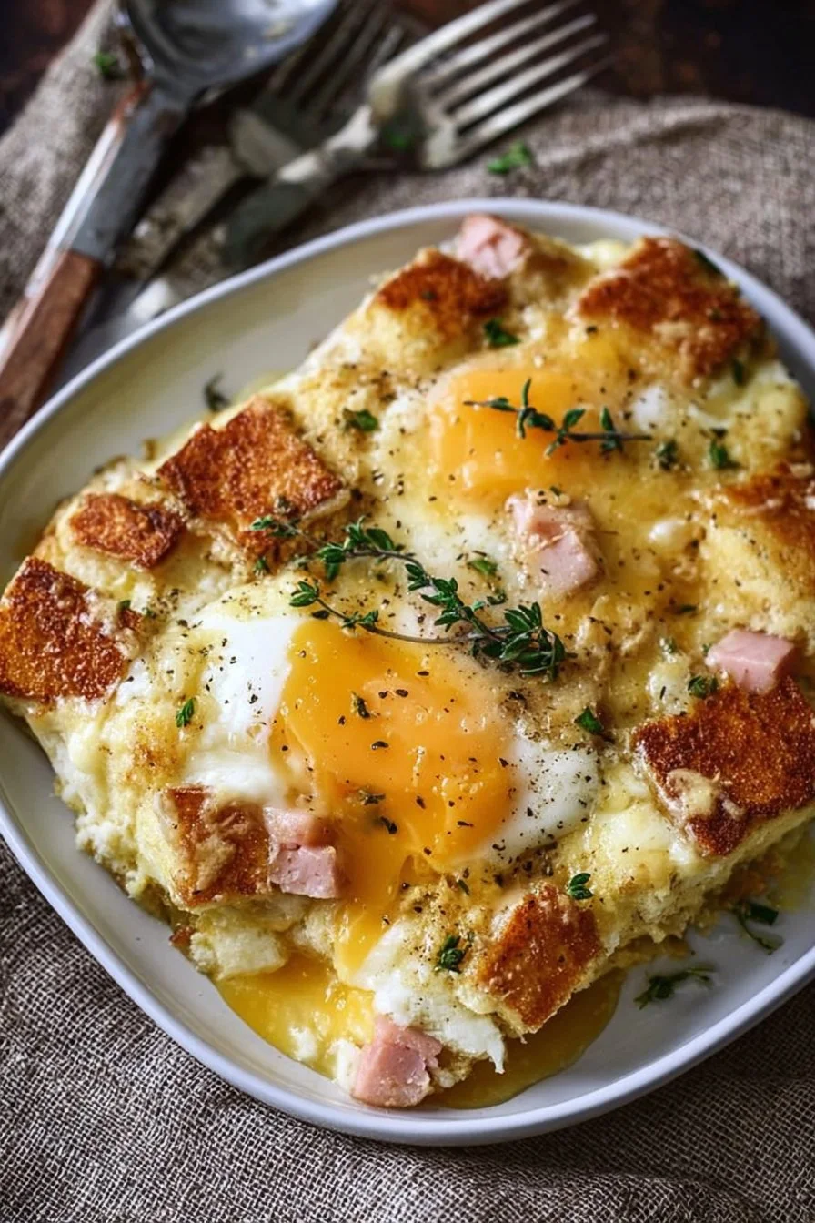 Delicious Eggs Benedict Casserole by Joanna Gaines, perfect for brunch